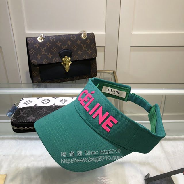 CELINE女士帽子 賽琳空頂遮陽帽  mm1165